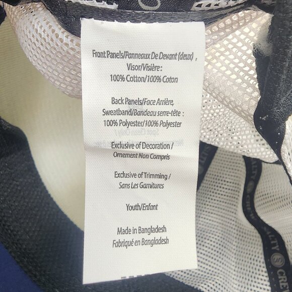 SALTY CREW GONE FISHING TRUCKER HAT YOUTH NAVY WHITE MESH FOAM CAP NWT - Picture 5 of 5